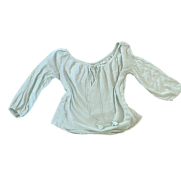 Kimchi Blue Urban Outfitters Bohemian Tassel Tie Summer Mermaidcore Coastal Top - Picture 3 of 13